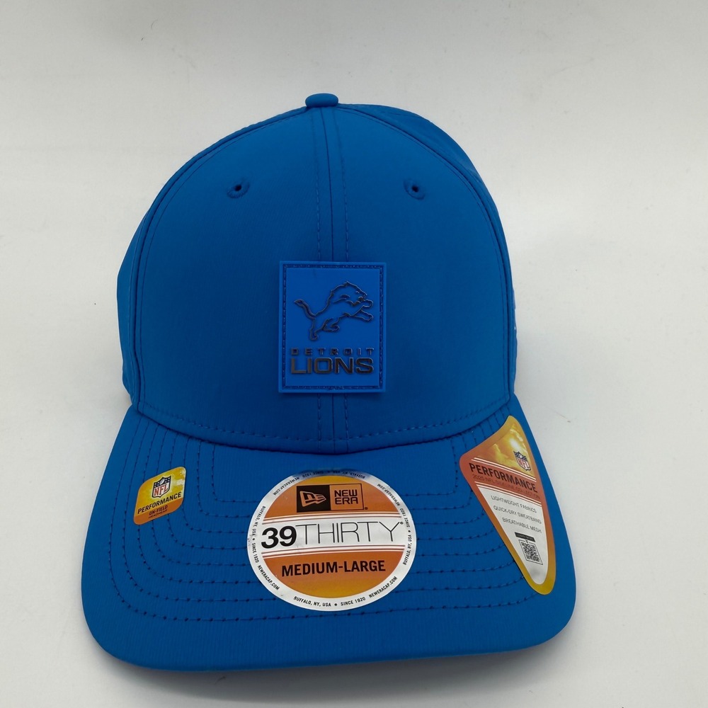 New Era Detroit Lions 2025 NFL Sideline 39THIRTY Stretch Fit Hat Medium-Large